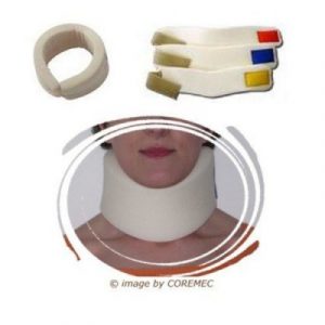 Cervical collars in foam